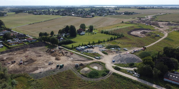 Byggemodning til parcel- og tinyhouses - august 2024. Foto: Frederikssund Kommune.