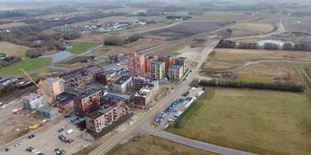 Vinge centrum og boulevarden. Foto: Frederikssund Kommune.