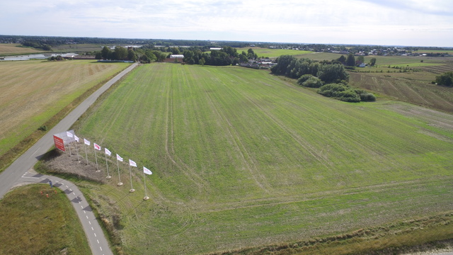 Ikano Boligs bygegrund i Vinge. Foto: Frederikssund Kommune.