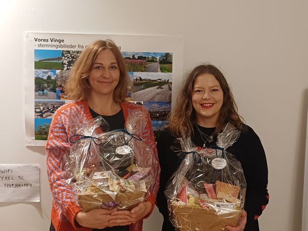 Billede af de to vindere af fotokonkurrencen