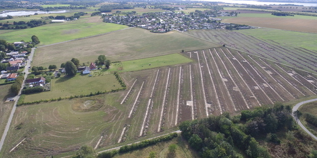 Areal til parcelhusgrunde. Foto: Frederikssund Kommune.