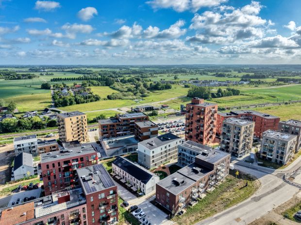 Foto af Vinges centrum