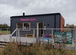 Klimakassen ved Vinge Station